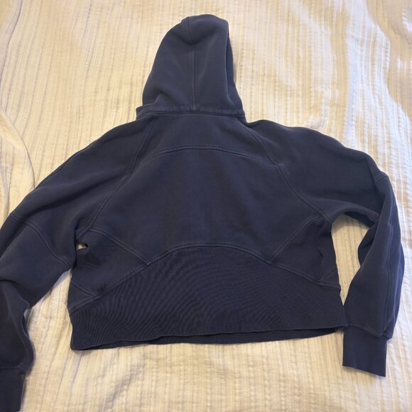 Scuba Set High-Rise Jogger size 8 and Scuba Hoodie in Night Sea Blue - Picture 3 of 10